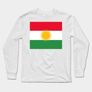 Kurdistan flag Long Sleeve T-Shirt